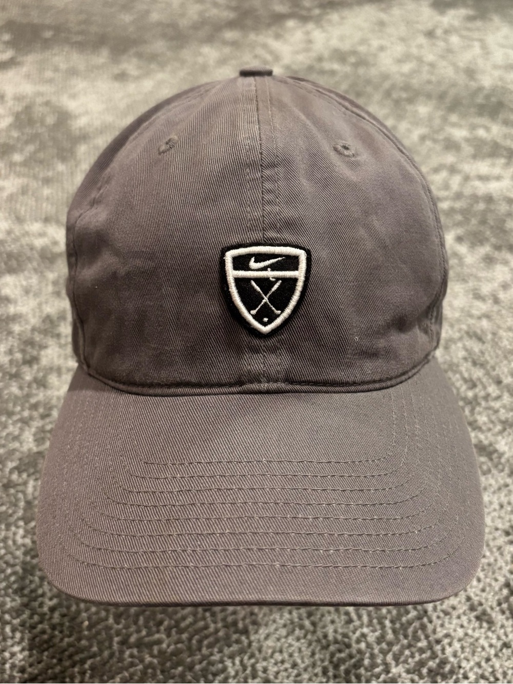 Vintage Nike Golf Grey Classic Logo Adjustable Hat OSFA